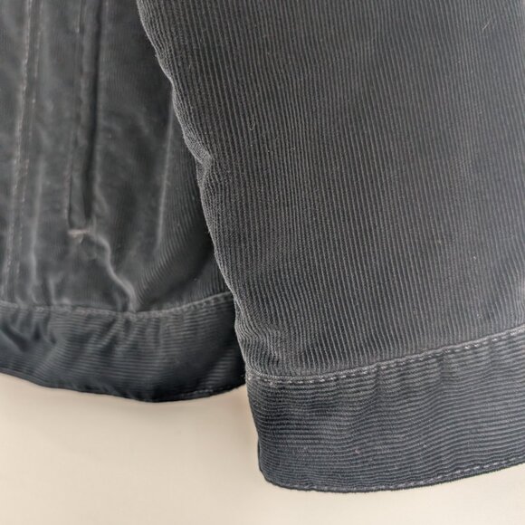 Levis Sherpa Trucker Jacket Corduroy Black Like New  - men's XXL - Picture 4 of 8